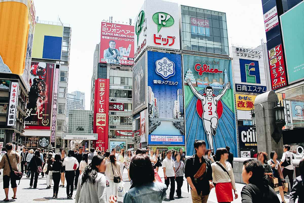 Crowd in Shinsaibashi