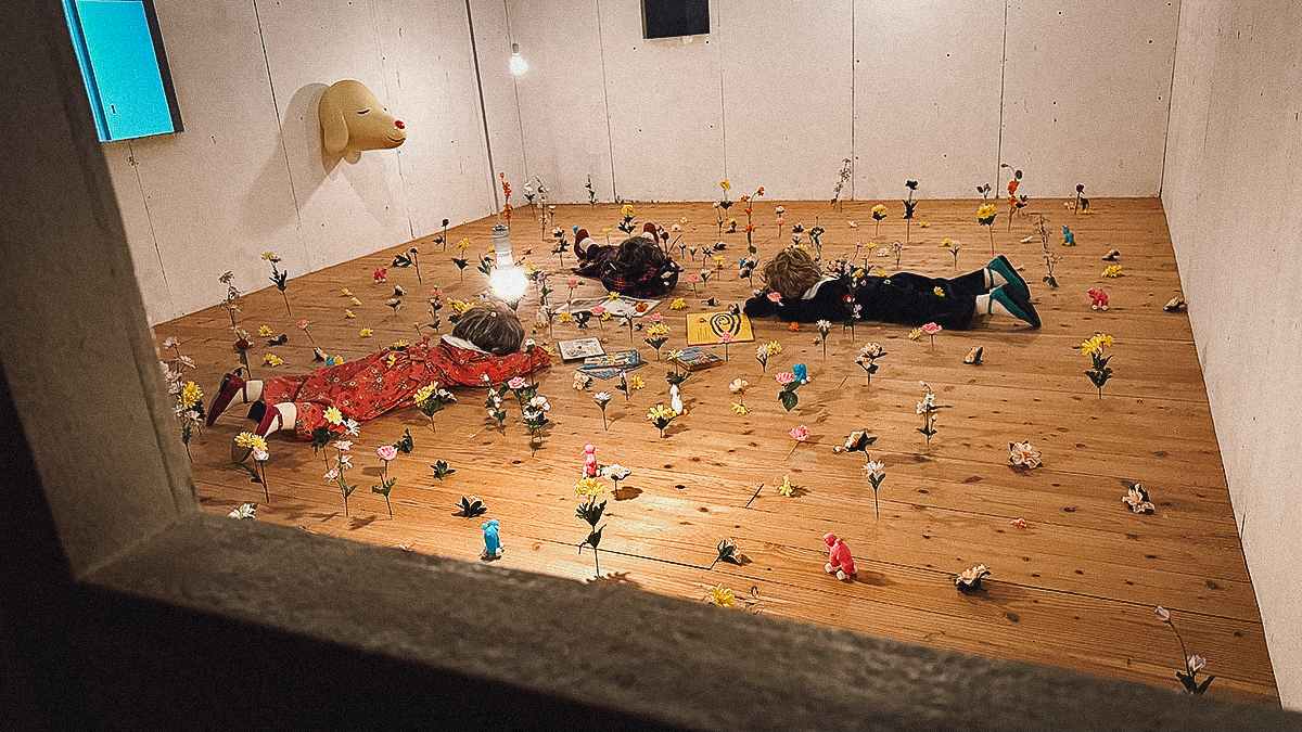 Installation piece at the Aomori Museum of Art