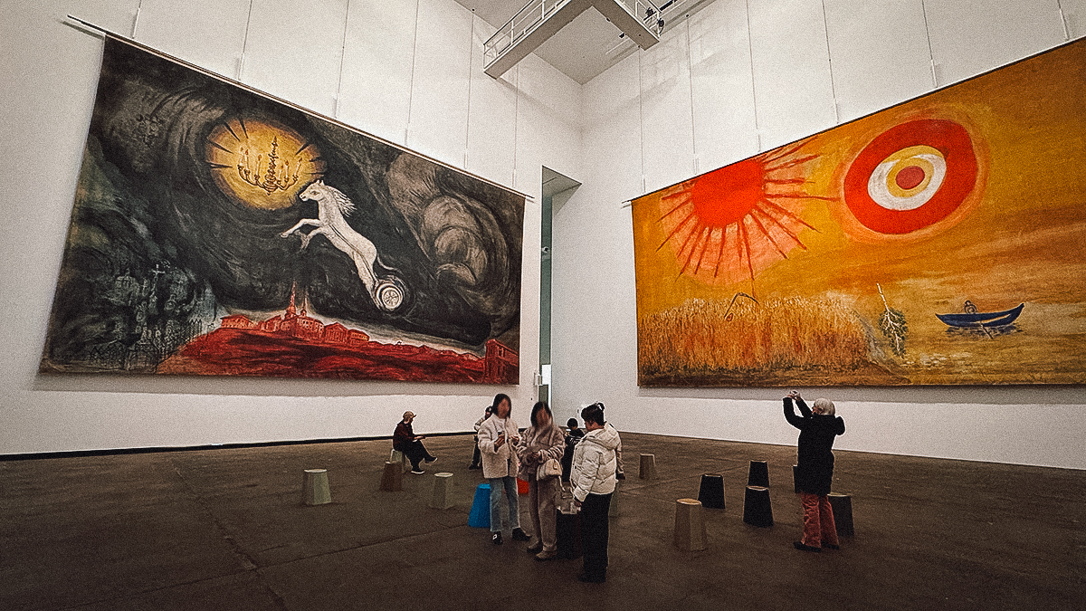 Chagall paintings at the Aomori Museum of Art