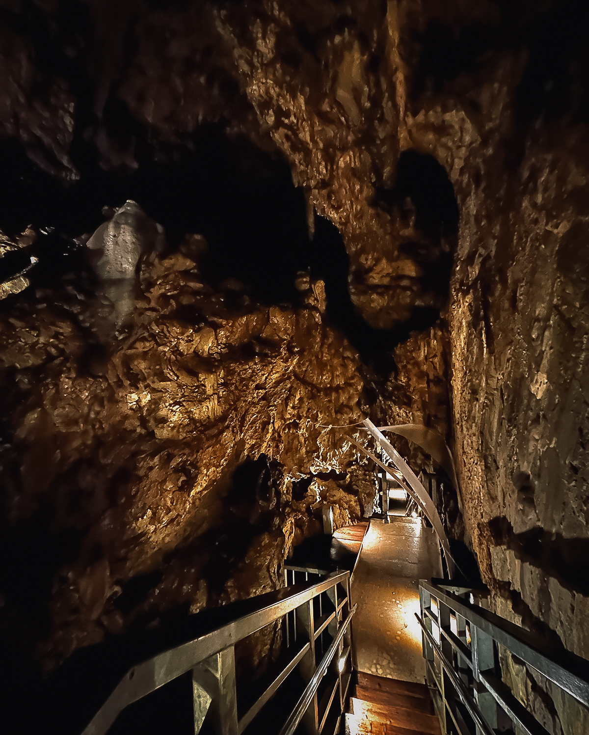 Inside Ryusendo Cave