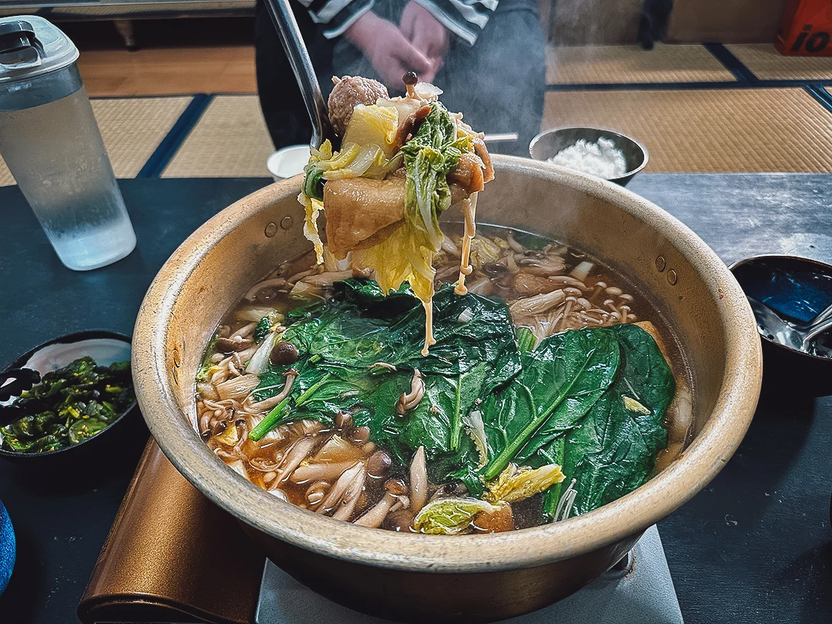 Pot of chanko nabe