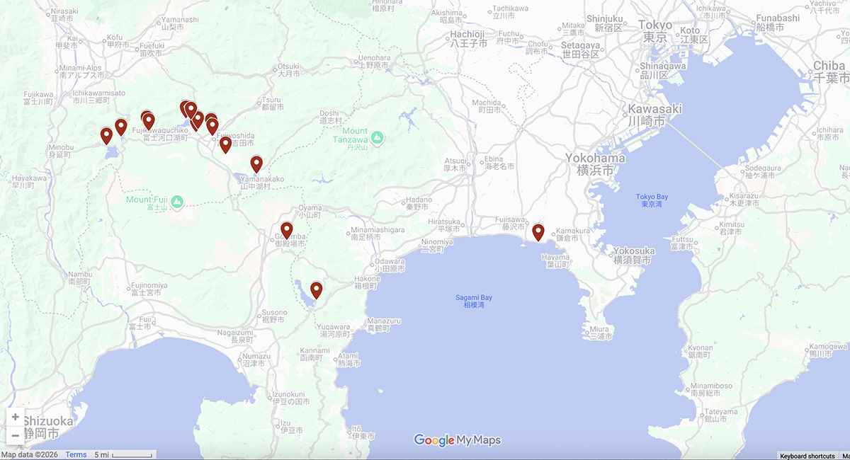 Map with pins