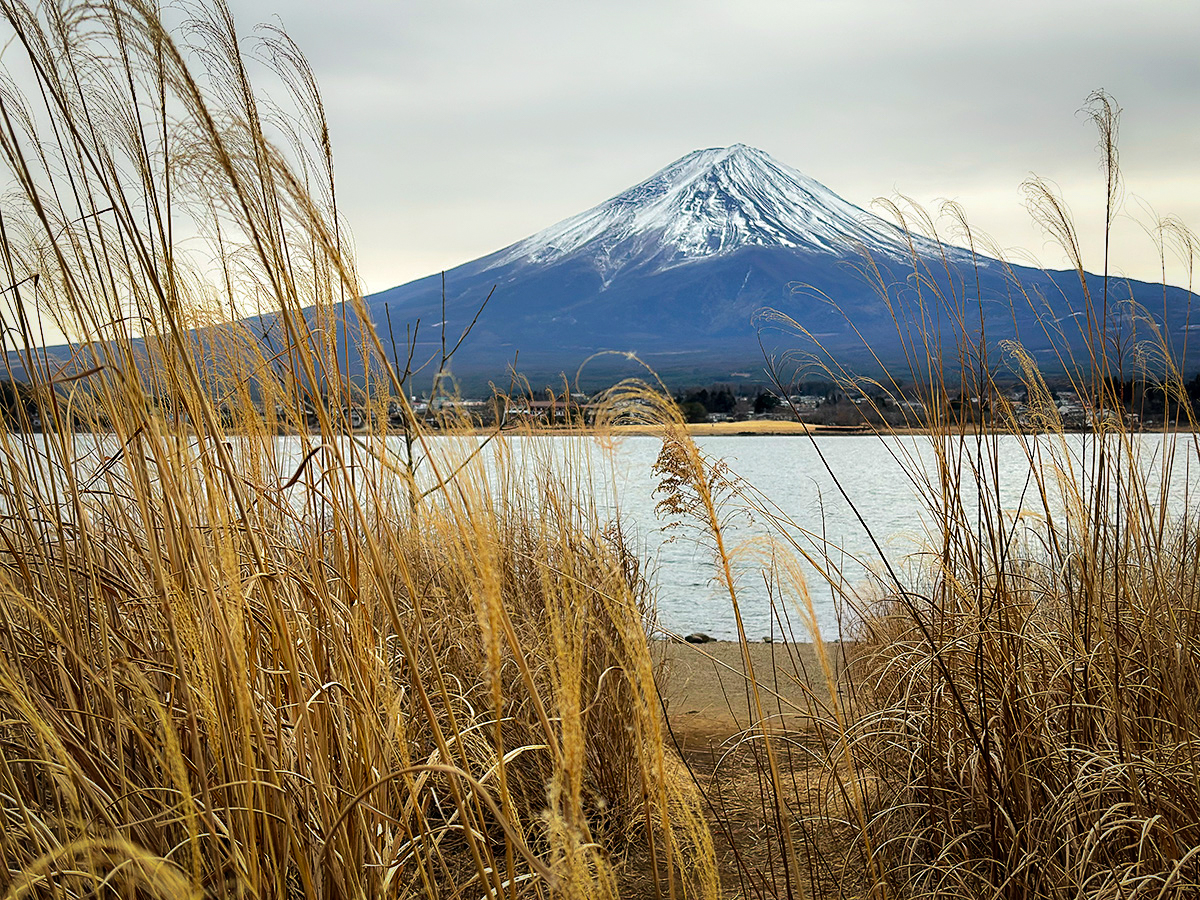 Mt Fuji from Nagasaki Park