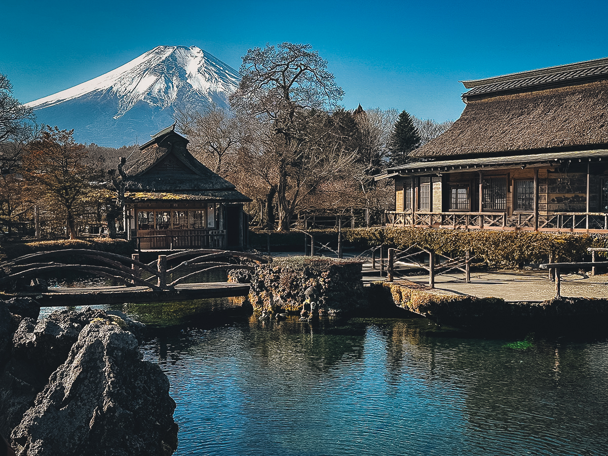 Mt Fuji from Oshino Village