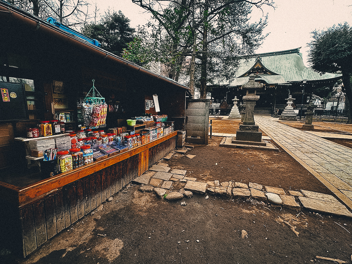 Candy shop at Kishimojin Temple
