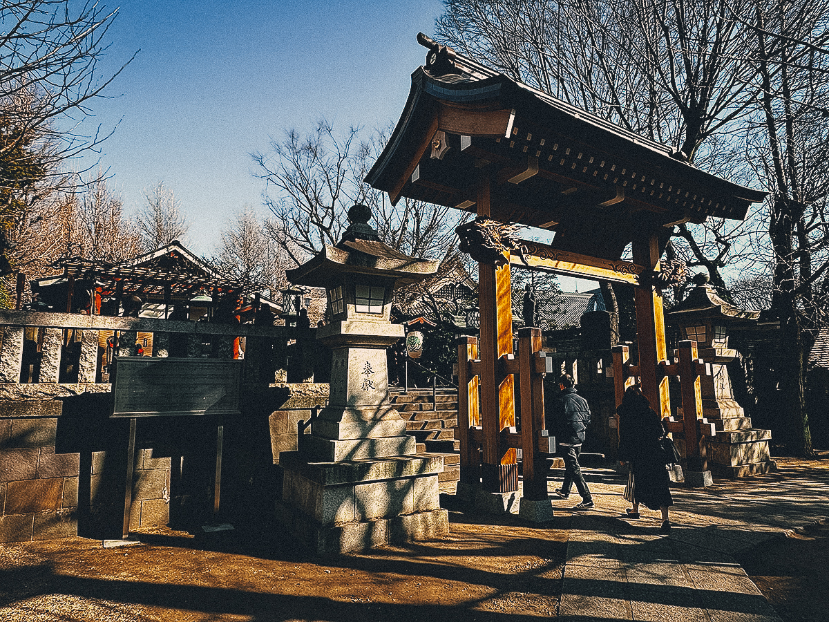 Entrance to Matsuchiyama Shoden
